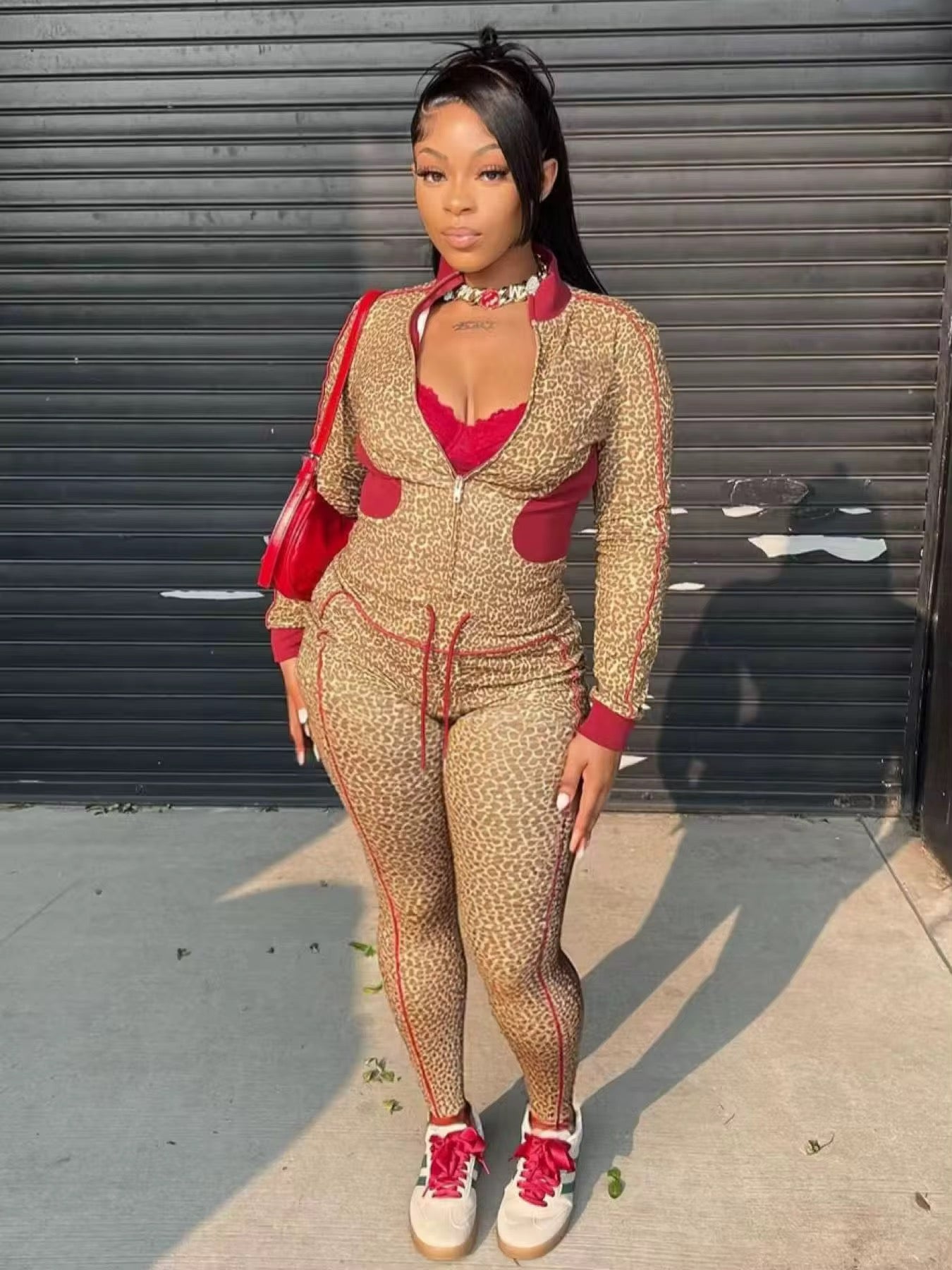 All Eyez On PKV Cheetah Print Pants Set