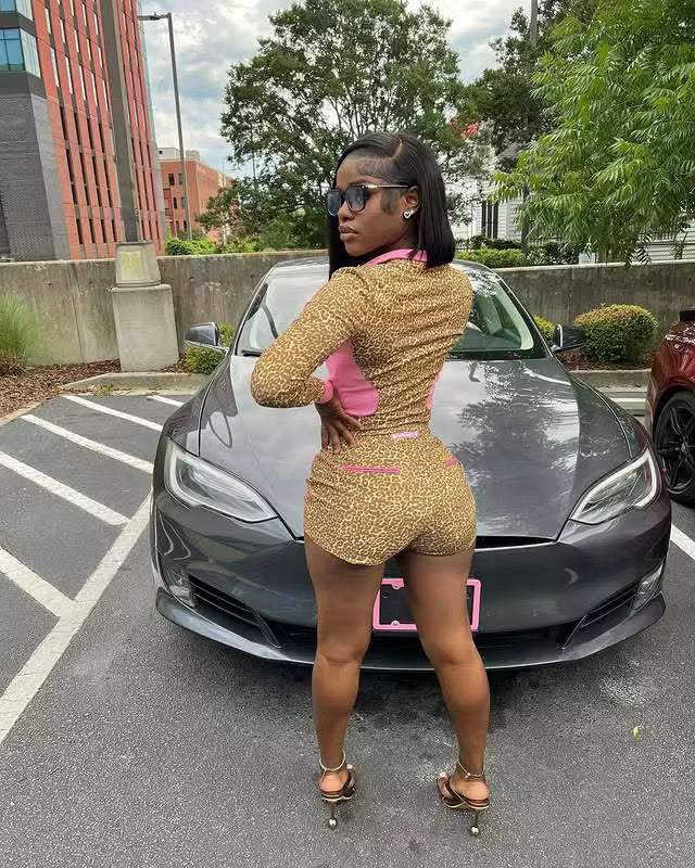 All Eyez On PKV Cheetah Print Set