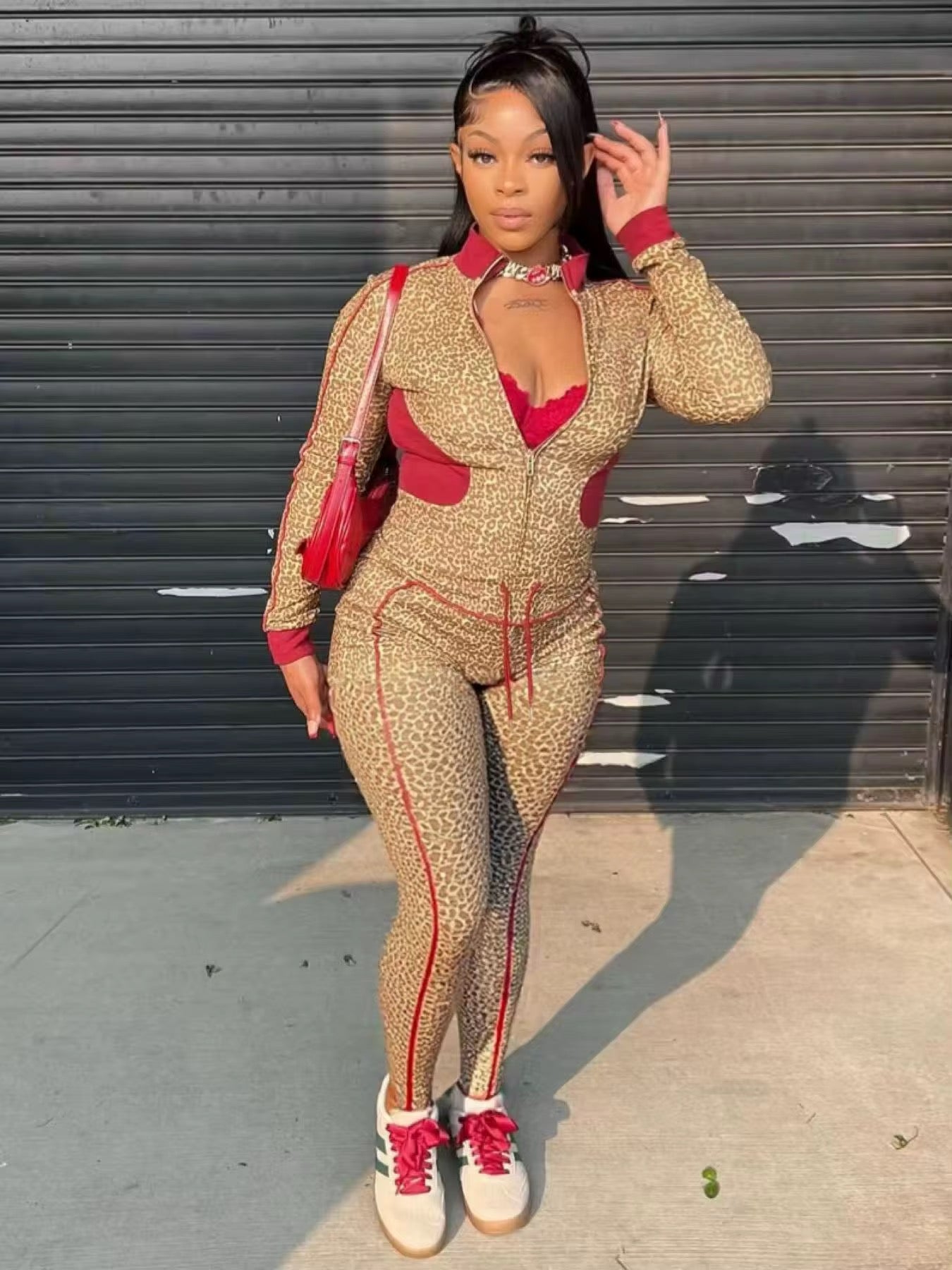 All Eyez On PKV Cheetah Print Pants Set